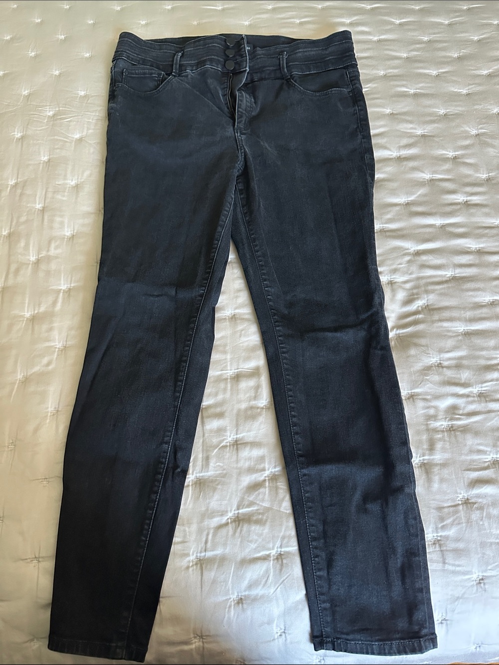 Ann Taylor Black Skinny Jeans - Stretch Slim Fit